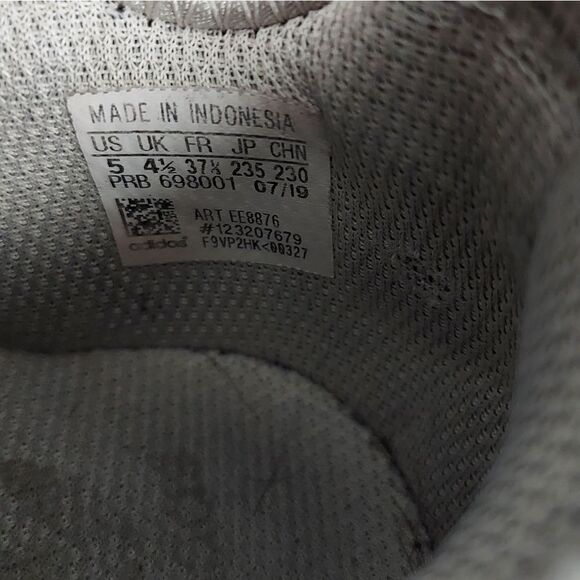 ADIDASX_PLR GRADE SCHOOL RUNNING SHOES SIZE 5 - Picture 9 of 10